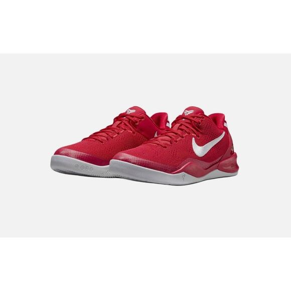 Size 5Y - Kid\'s Nike Kobe 8 Basketball Shoes University Red White FN0266-601 main image 5
